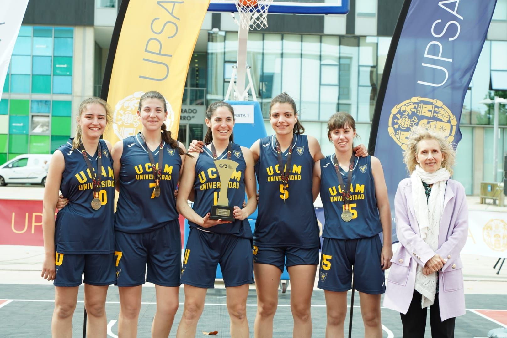 Universidad de Alicante y UCAM, vencedoras en el Campeonato de España Universitario de Baloncesto 3x3