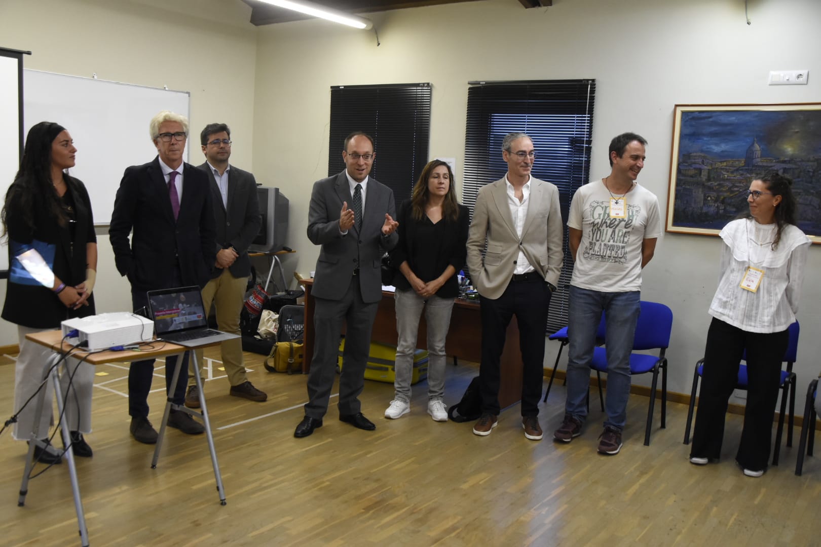 El vicerrector de Formación Permanente y Doctorado, Pedro Sangro Colón, inaugura en Ciudad Rodrigo el Curso LAB I CAN