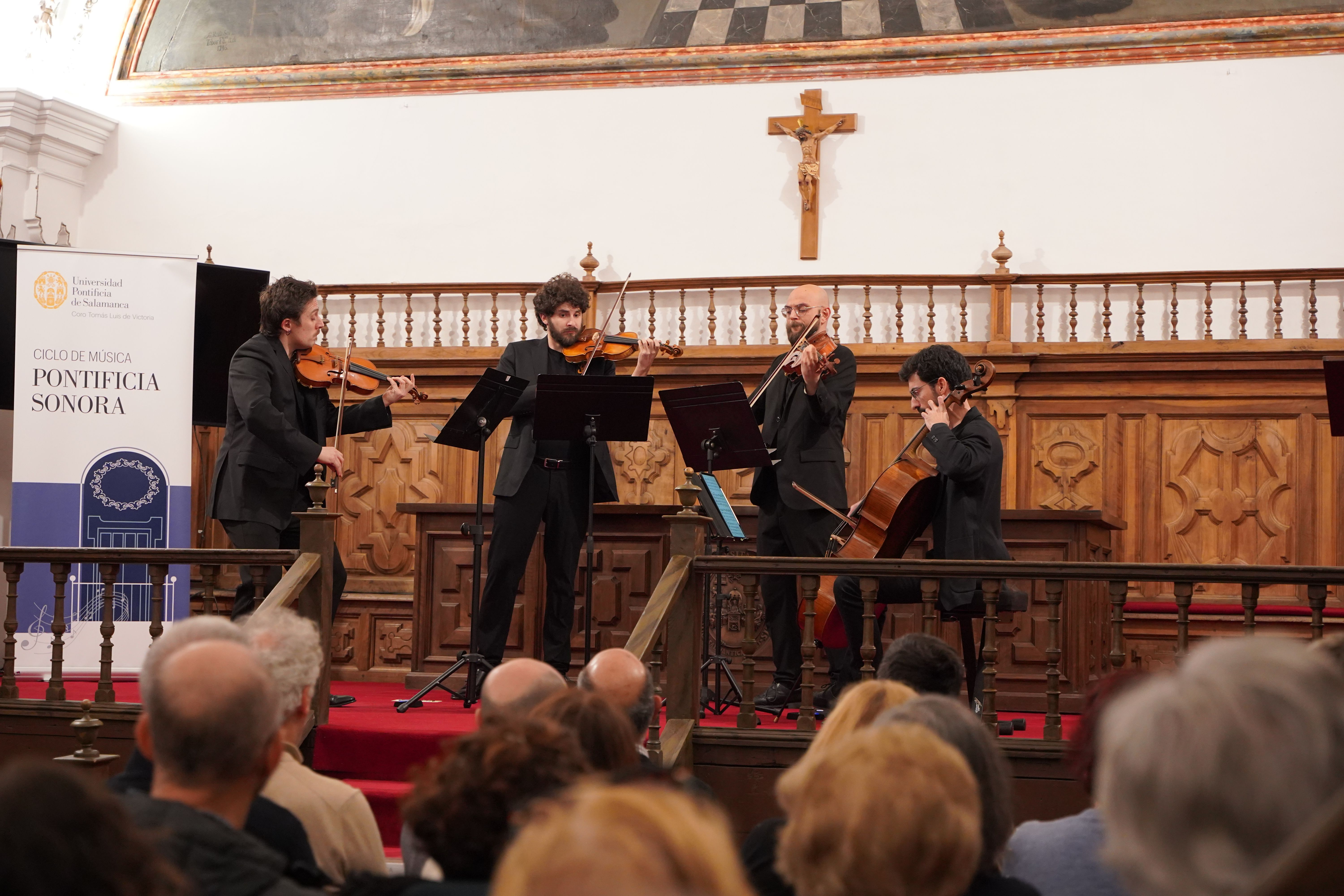 El cuarteto Seikilos inaugura el Ciclo de Música 'Pontificia Sonora'