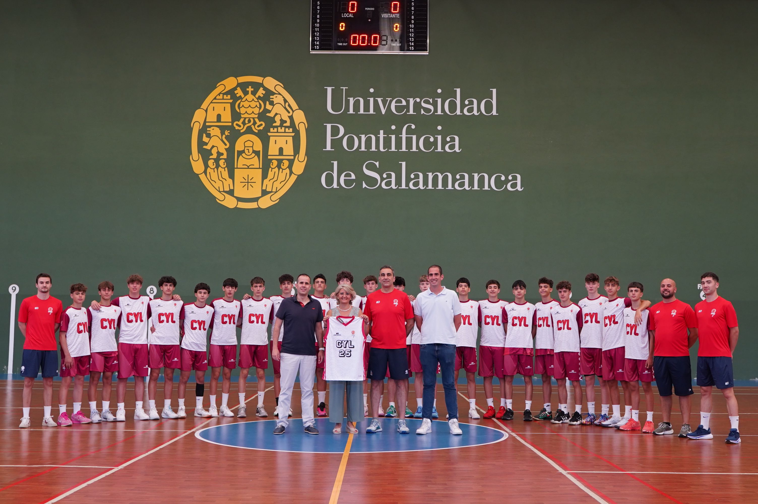 La Universidad acoge a la Selección cadete masculina de baloncesto de Castilla y León