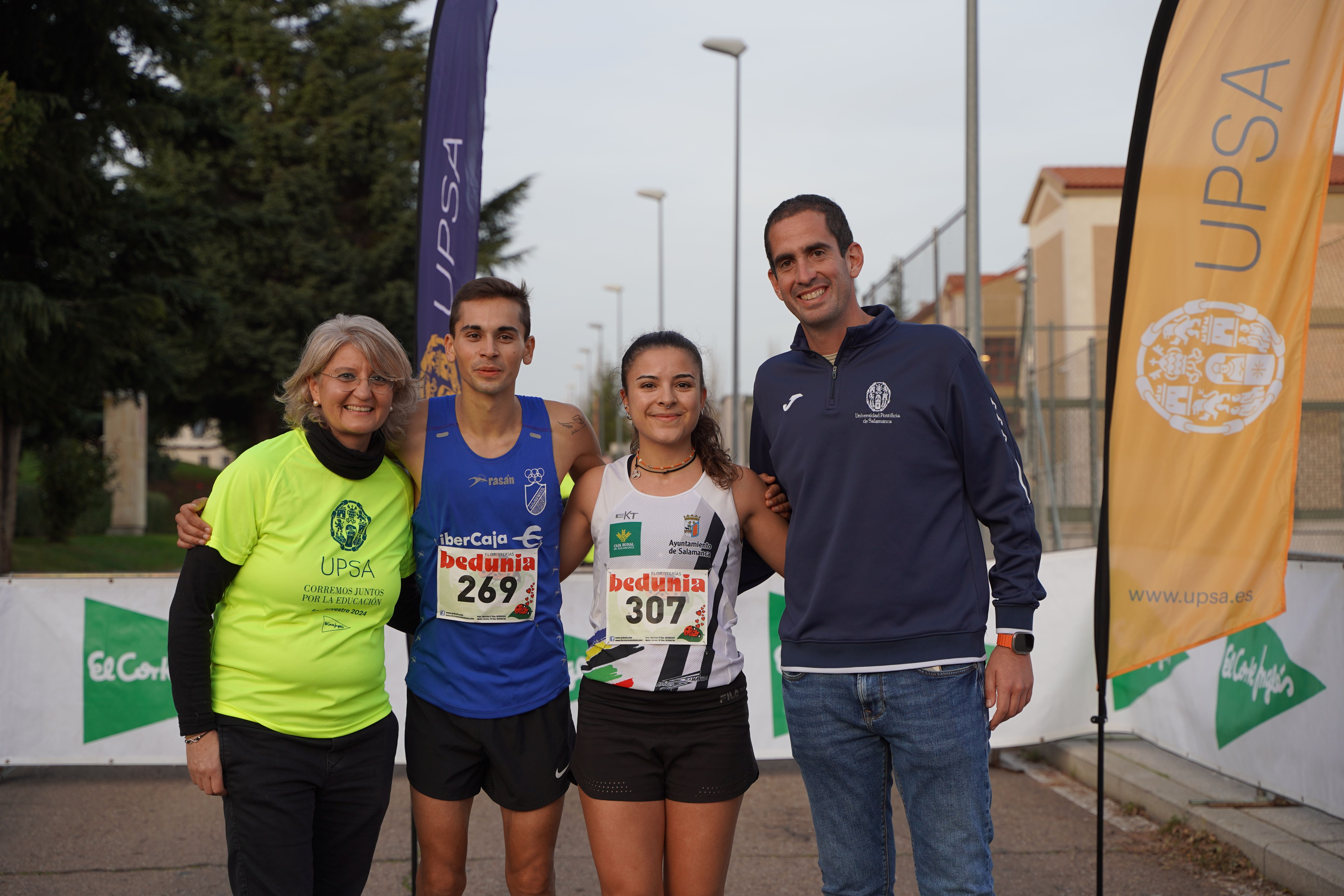 Adrián Moro y Sara Izquierdo ganan la IX San Silvestre Universitaria Solidaria
