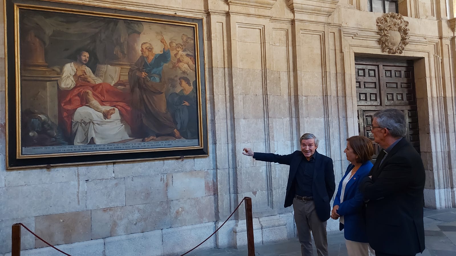 La UPSA y la Fundación Inés Luna Terrero impulsan la restauración de los lienzos de Vita Ignatii