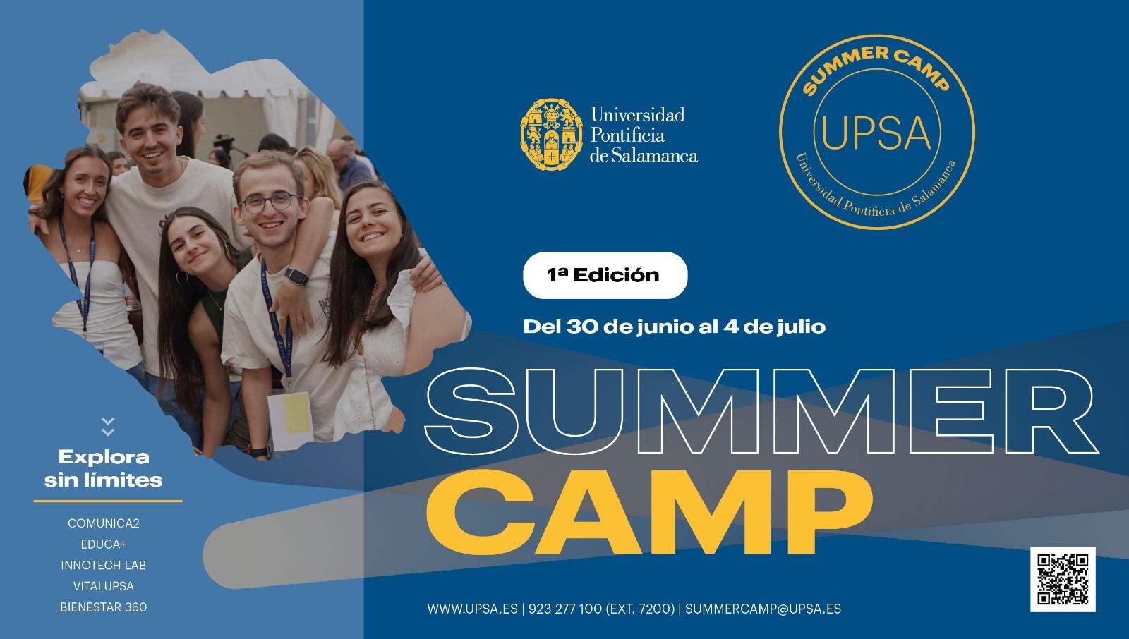 La Universidad ofrece dos campamentos este verano: Patrulla UPSA y Summer Camp UPSA