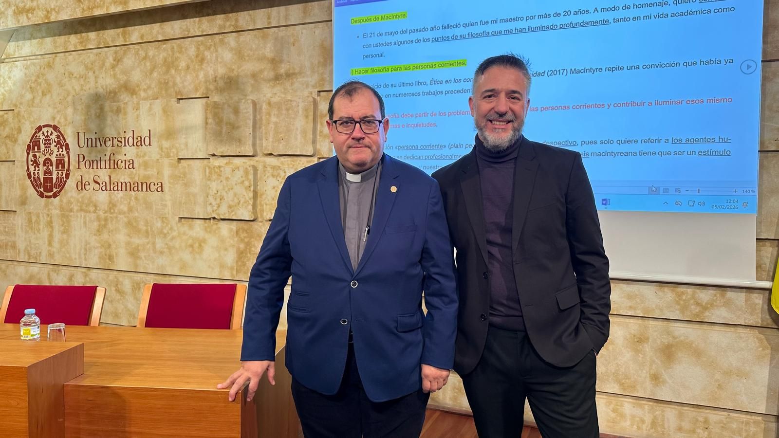 La Facultad de Teología rinde homenaje al pensador y especialista en ‘Historia de la Ética’ Alasdair Macintyre