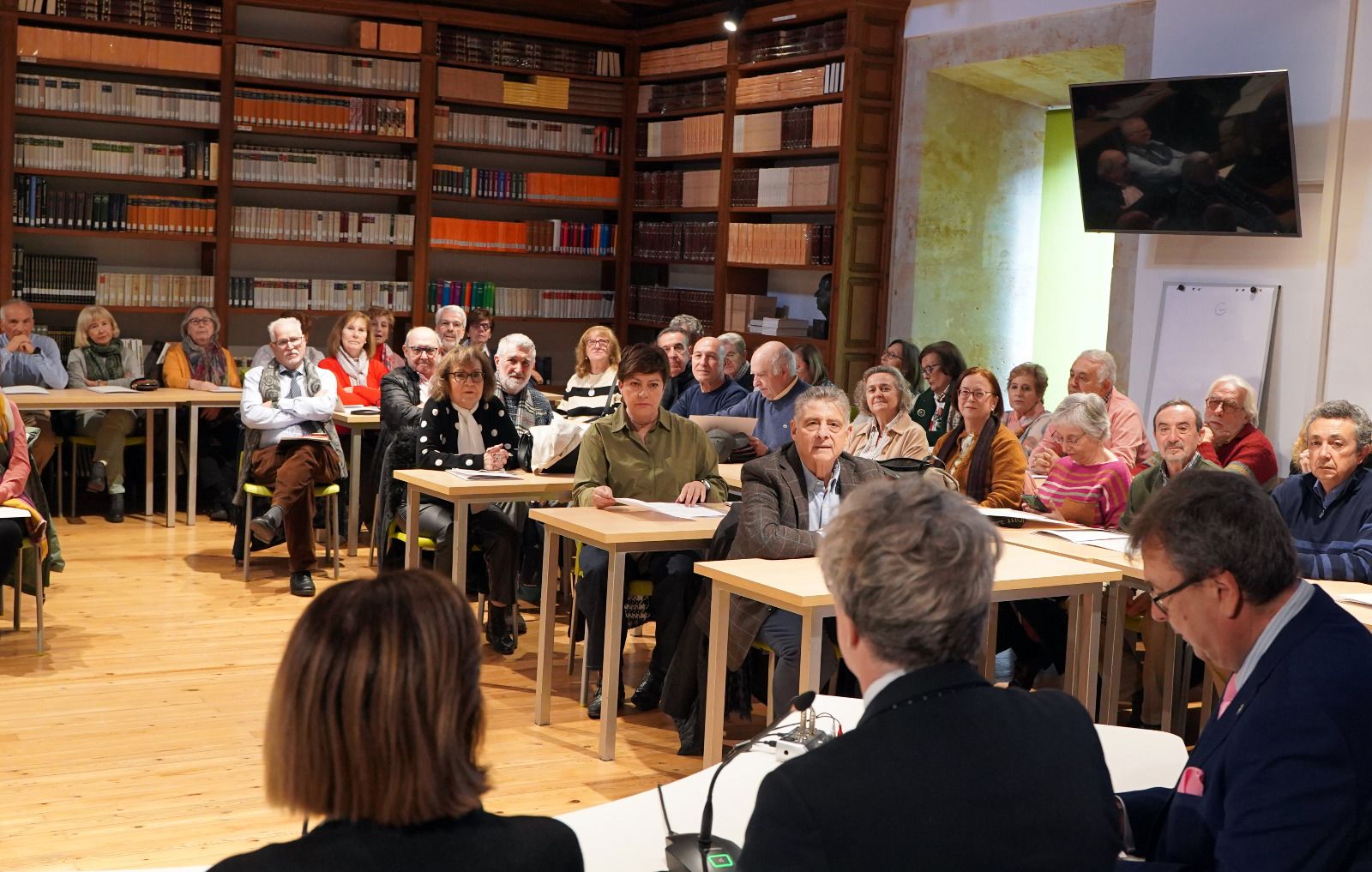 Encuentro de los alumnos de la 'Universidad de Mayores' Rey Juan Carlos y del Programa de la Experiencia UPSA