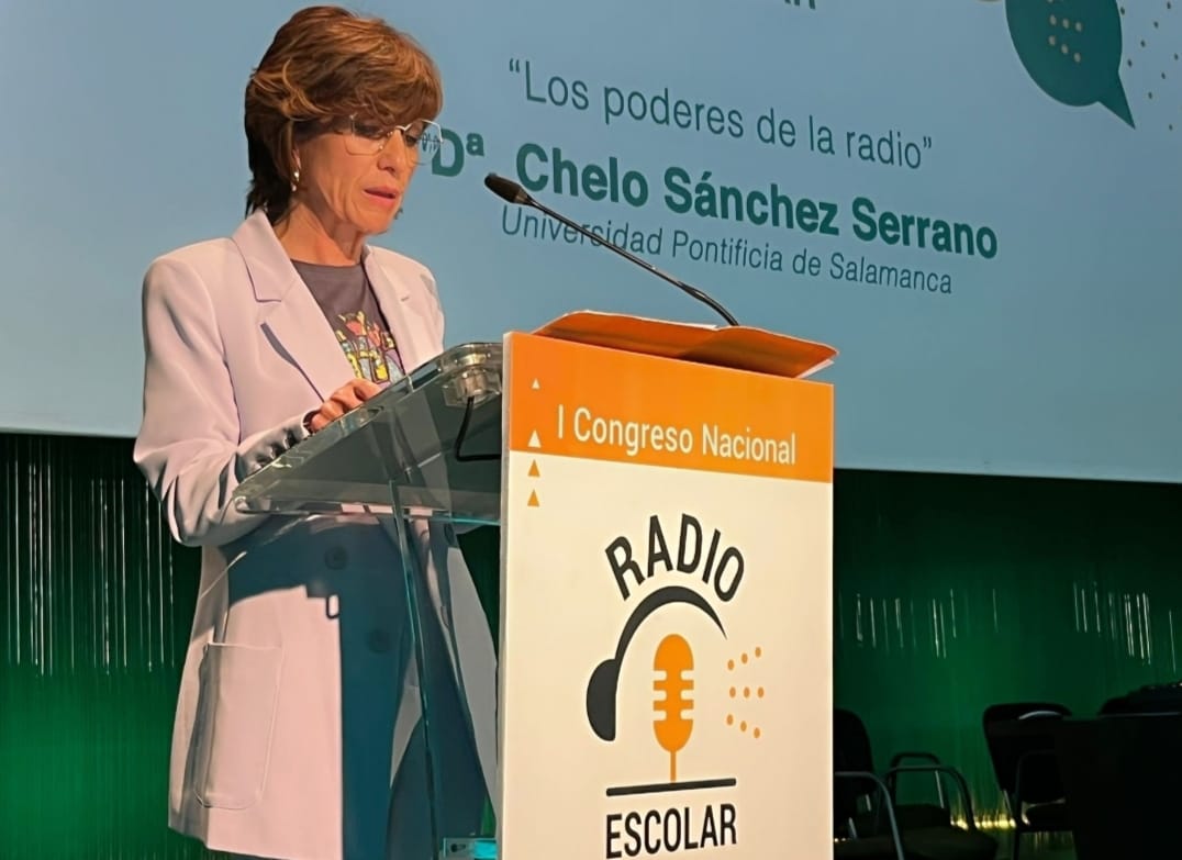 Ponencia magistral de la profesora Chelo Sánchez en el I Congreso Nacional de Radio Escolar