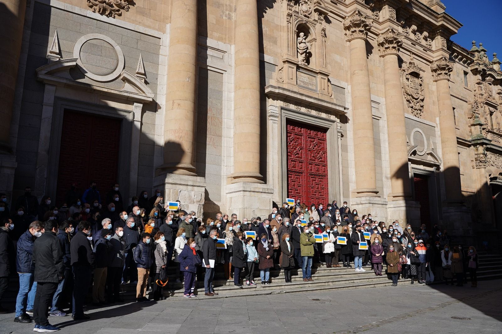 La UPSA se vuelca en señal de apoyo al pueblo ucraniano
