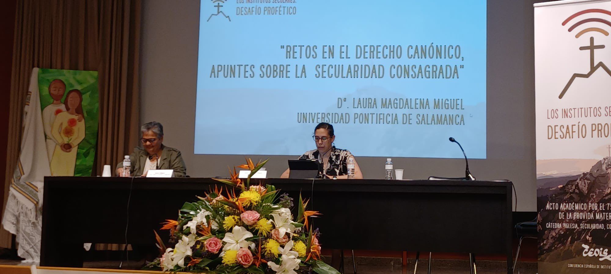 La profesora Laura Magdalena participa en las jornadas Institutos Seculares: Desafío Profético