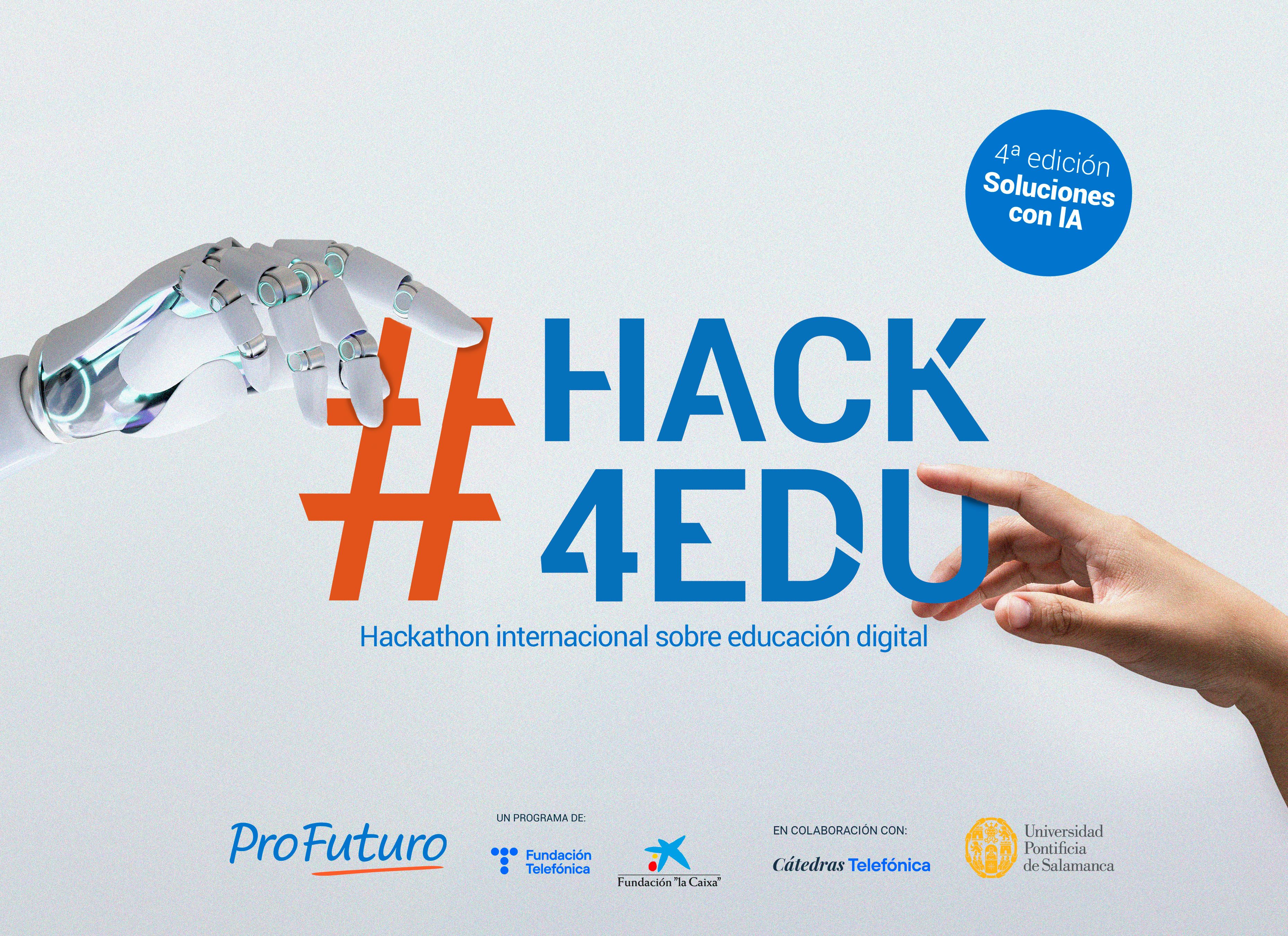 Vuelve #hack4edu en busca de soluciones educativas con IA para los más vulnerables